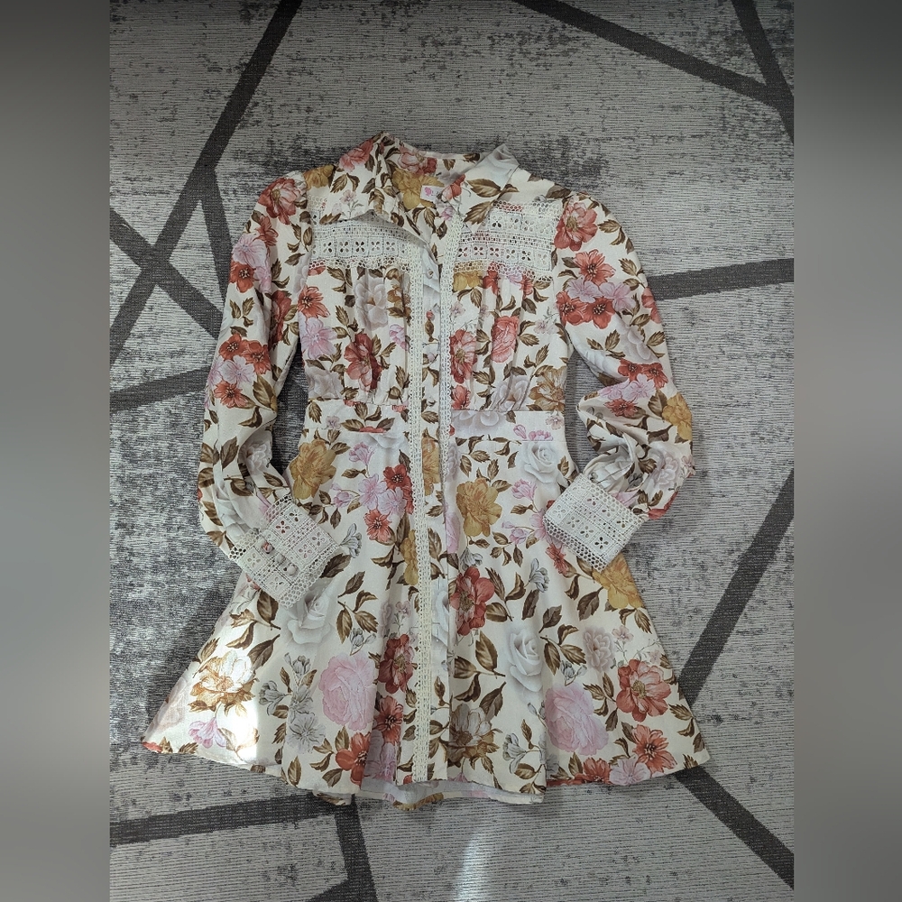 Dress, size L, multi color